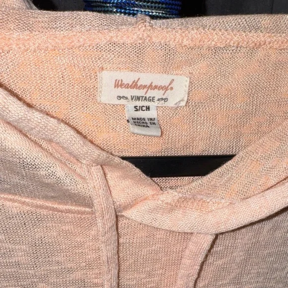 Weatherproof Vintage- Ladies Peach Pullover Hoodie Size Small - Picture 5 of 12